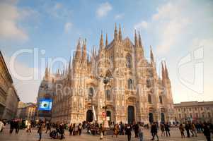 Duomo cathedral in Milan, Italy