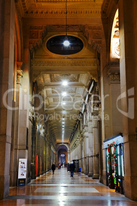 Galleria Vittorio Emanuele II shopping mall interior