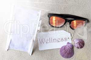 Sunny Flat Lay Summer Label Wellness
