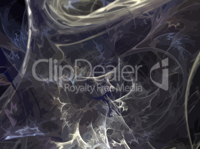 image of one Digital Fractal on Black Color image of one Digital Fractal on Black Color