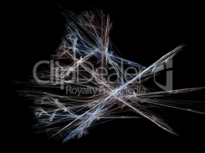 image of one Digital Fractal on Black Color image of one Digital Fractal on Black Color