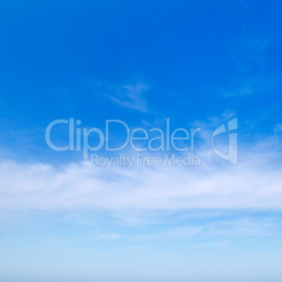 clouds in blue sky