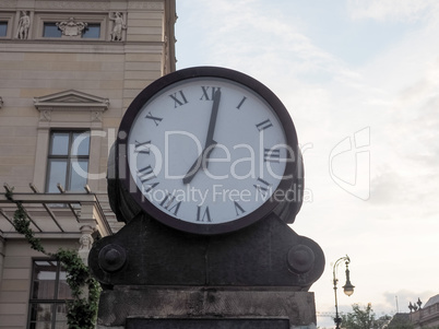 Ancient clock in Berlin