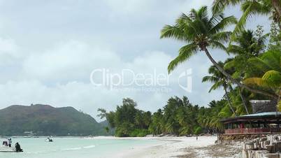 Tropical beach view, Seychelles