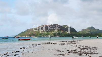 Tropical beach view, Seychelles