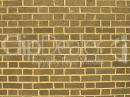 Brick wall sepia