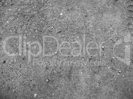 Soil background texture in black and white