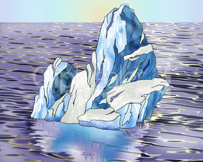 Iceberg in a Ocean