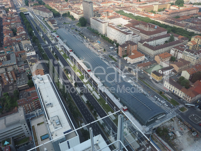 Aerial view of Turin