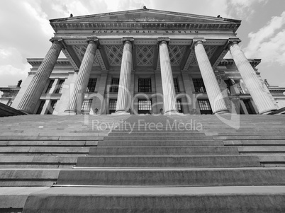 Konzerthaus Berlin in Berlin in black and white