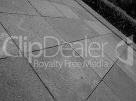 Grey stone floor background in black and white