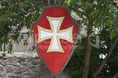 Old templar shield knight equipment photo