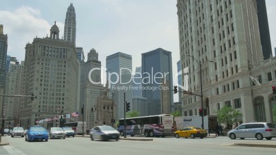 Traffic on the Streets of Chicago Time Lapse