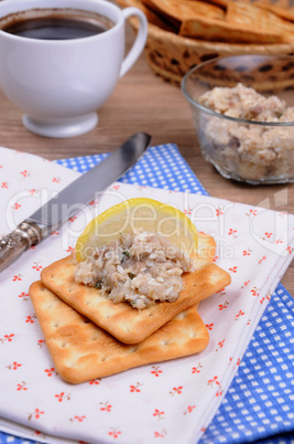 Appetizer   of pate herring (forshmak)