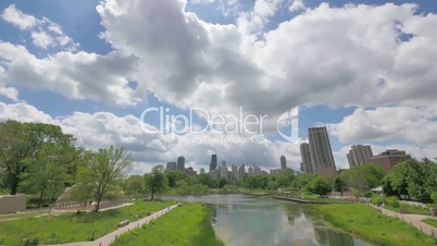 Chicago Skyline from Lincoln Park