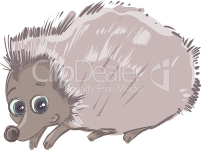 cartoon hedgehog animal character