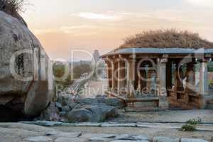 Evening in Hampi, time before sunset