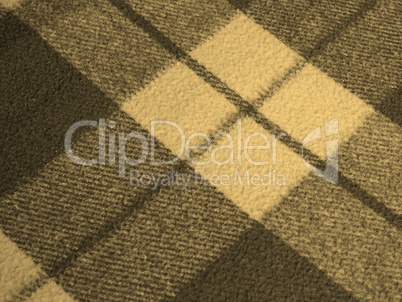 Blue tartan background sepia