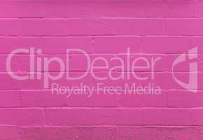 Pink brick wall background