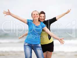 Two happy women