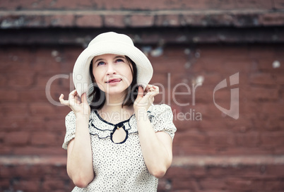 Girl showing tongue