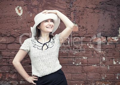 Smiling young woman