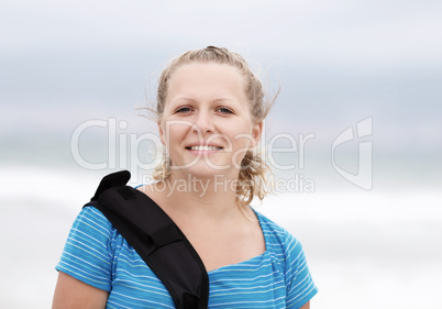 Smiling young woman