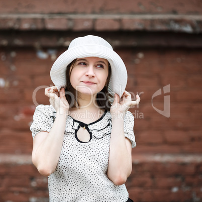 Girl in vintage style