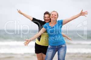 Two happy women