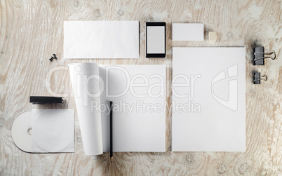 Blank stationery template