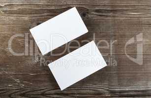 Blank business cards