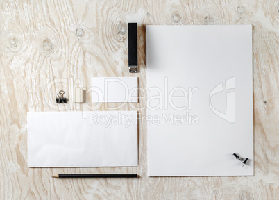 Blank stationery set