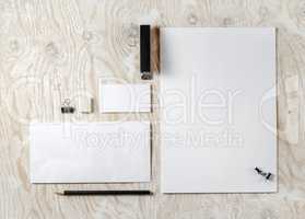 Blank stationery set