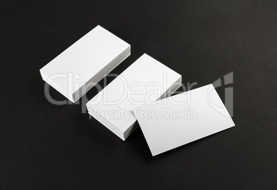 Blank business cards