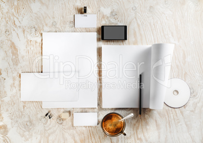 Blank stationery set