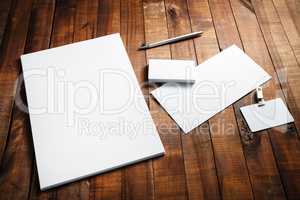 Blank stationery set