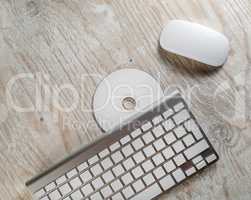 Mouse, keyboard and CD