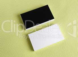 Black and white business cards