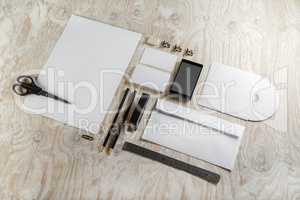 Blank stationery set