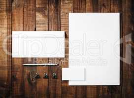 Blank stationery template