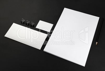 Blank stationery set