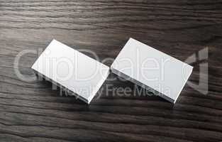 Blank business cards