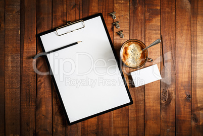 Blank paperwork template