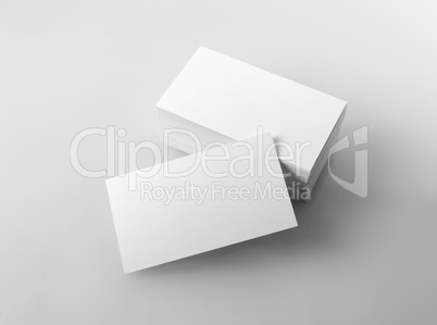 Blank business cards