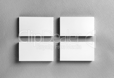 Blank business cards Blank business cards