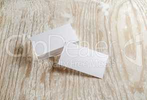 Blank business cards