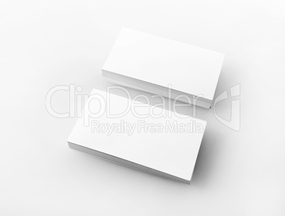 Blank business cards