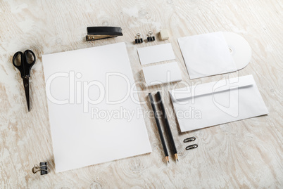 Blank stationery set