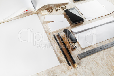 Blank stationery set