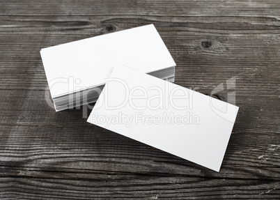 Blank business cards